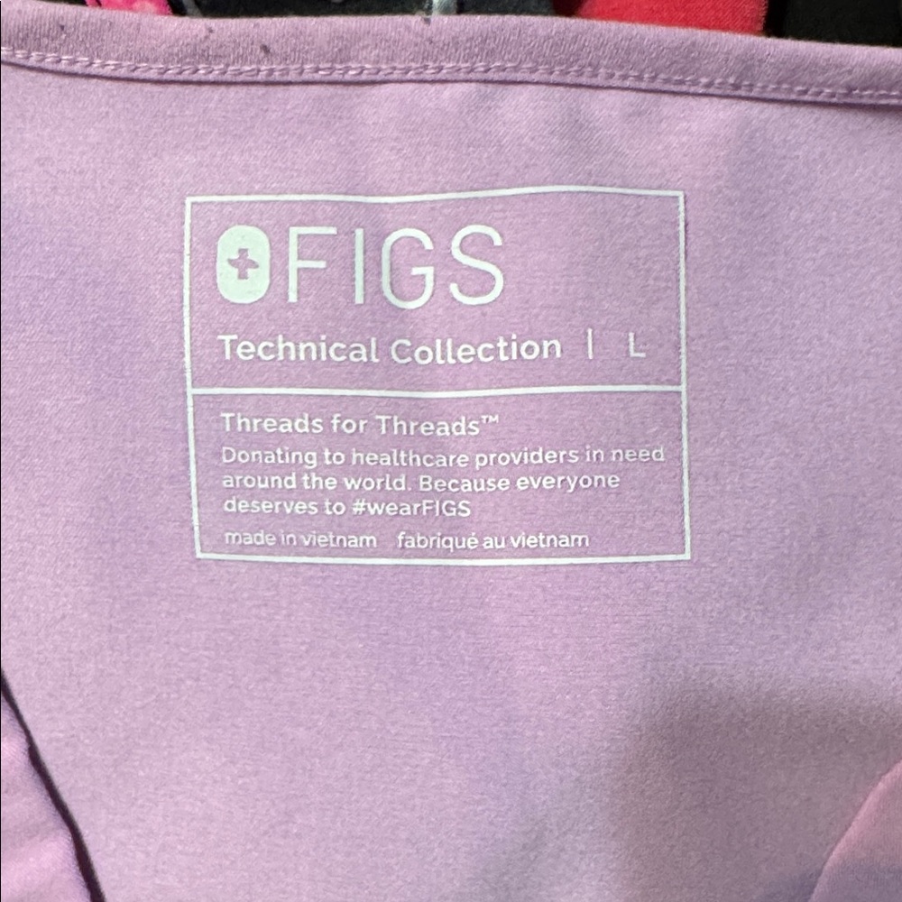 Figs Technical Collection Lavender Top - image 1